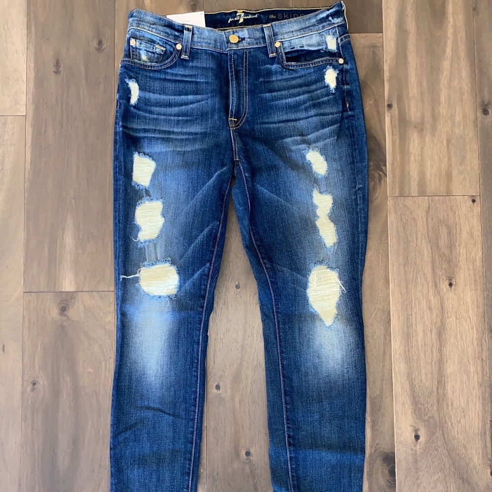 7 For All Mankind Super Skinny Jeans Size 31